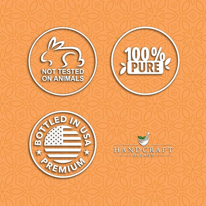 Handcraft Blends Orange Essential Oil – 1 Fl Oz – 100% Pure and Natural – Premium Grade Essential Oil for Diffuser and Aromatherapy, Skin, Massage, Candle and Soap Making Fragrance