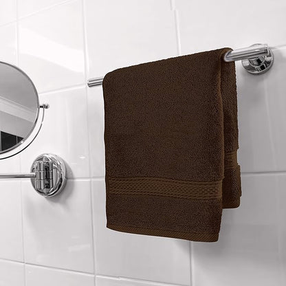 Utopia Towels 6 Pack Premium Hand Towels Set, 16 by 28 inches, 100% Ring Spun Cotton, Ultra Soft and Highly Absorbent 600GSM Towels for Bathroom, Gym, Shower, Hotel, and Spa, Dark Brown