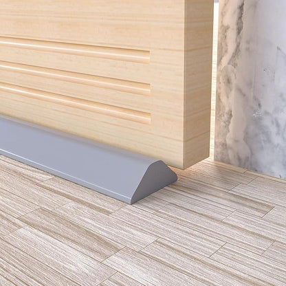 Collapsible Shower Threshold Water Dam, Shower Door Water Dam Barrier, Dry and Wet Separation Door Dam Water Stopper Kitchen Shower Threshold Silicon Water Blocker(67Inch)