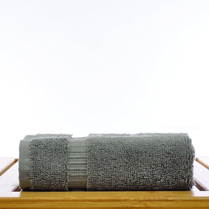 Luxury Hotel & Spa Quality, Quick Dry 100% Turkish Cotton 700 GSM, Eco Friendly Towel, for Bathroom, Gymand Kitchen Dobby Border Soft Hand Towel Set 16 X 30, Mix Color, Hand Towels - Set of 6