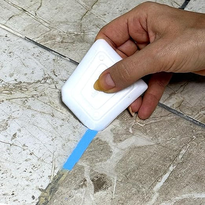 PentaUSA Tile Grout - Large Grout Filler Repairs Renews Tube, Fast Drying Grout Repair Kit, Odorless Formula - Grout Floater Included - 13.4oz / 380gr (Blue)