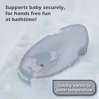 Shnuggle | Newborn Baby Bath Support | Ergonomic Soft-Touch Seat | Lightweight Non-Slip Base | Compact | Perfect for Babies up to 6 Months