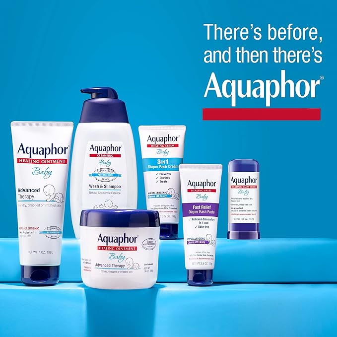 Aquaphor Baby Wash and Shampoo, Unscented Baby Shampoo and Wash, Holiday Gifts, 25.4 Fl Oz Pump Bottle