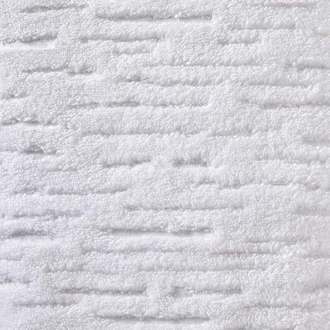 SKL Home CloudSoft Cotton Luxury 4-Piece Washcloth Set, White