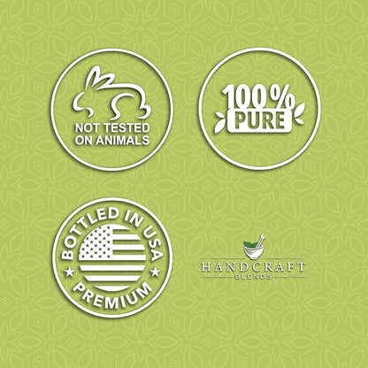 Handcraft Blends Lemongrass Essential Oil – 1 Fl Oz – 100% Pure and Natural – Premium Grade Essential Oil for Diffuser and Aromatherapy, Skin, Massage, Candle and Soap Making Fragrance