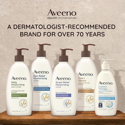 Aveeno Skin Relief Intense Moisture Repair Body Cream with Triple Oat & Shea Butter Formula, Helps Heal, Repair & Restore Very Dry Skin with Long-Lasting Moisture, Fragrance-Free, 11 oz
