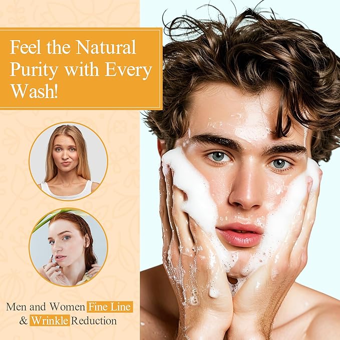 At Last Naturals MSM Soap Bar Body Soap for Men and Women Fine Line Wrinkle Reduction Herbal Moisturizer with Aloe Vera Vitamin E Essential Oils Deep Cleansing for Sensitive Skin 3 Ounce (Pack of 3)