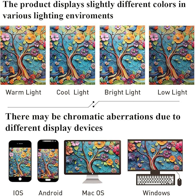 Bohemian Shower Curtain, Boho Floral Print Water Repellent Polyester Fabric for Bathroom Decor, 72×72 Inch Standard Size with 12 Hooks, Also as Room Divider
