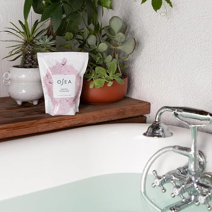 OSEA Gigartina Therapy Bath Soak 20 oz - Made with Gigartina - Luxurious Bath Salts for Women - Lavender Scented - Relaxing Bath Gifts - Moisturizing Soak for Dry Skin - Clean Beauty - Vegan