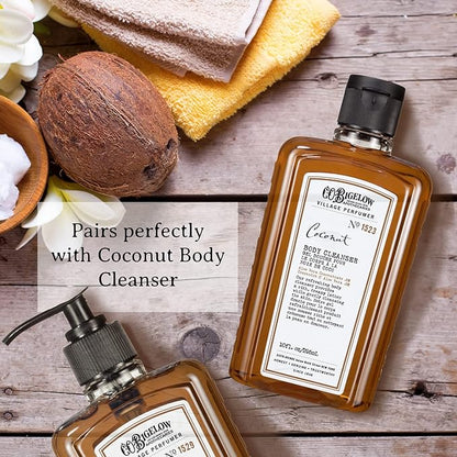 C.O. Bigelow Coconut Hand Wash, Village Perfumer Liquid Hand Soap with Aloe Vera & B5, 10 Fl Oz
