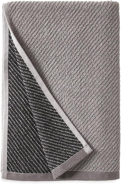 Wellbe 4-Piece Towel Set - Quick Dry, Absorbent, Soft, 2 Bath, 2 Hand, Grey