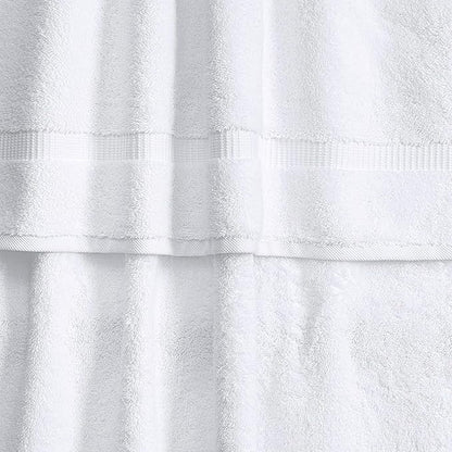 SALBAKOS 100% Turkish Cotton 6-Piece Towel Set | Heirloom Quality Hotel & Spa Collection | Soft, Super Absorbent 2 Washcloth, 2 Hand, 2 Bath Towel Sets | Made in Turkey (White, 6 Piece Towel Set)