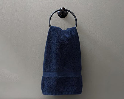 Delara 100% Organic Cotton Towels 650 GSM Plush Feather Touch Quick Dry Hand Towel, Pack of 12 GOTS Certified, Oeko-Tex Green Certified, Organic Cotton Hand Towel, 20"X30"