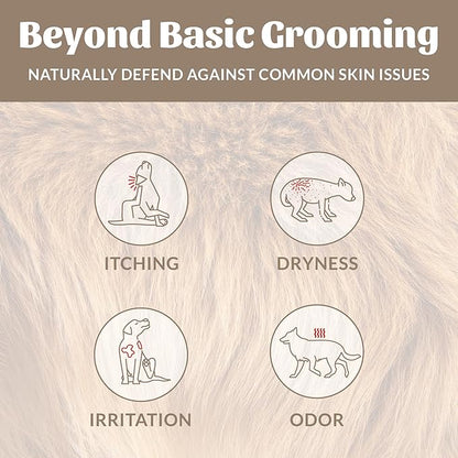 Skout's Honor Probiotic Pet Shampoo & Conditioner with Avocado Oil & Omega-3s, 97% Natural, Paraben & Sulfate-Free, Cruelty-Free, 16oz, Dog of The Woods