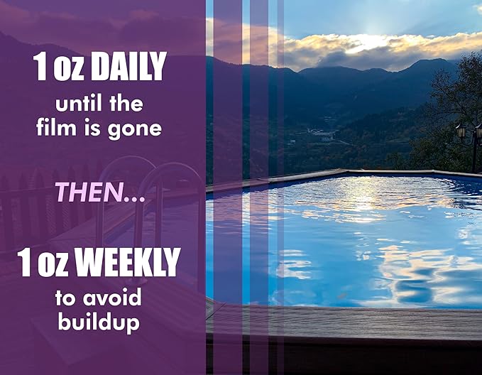 Spa & Hot Tub Enzymes - Quart - Prevents Scum Lines & Odors in Hot Tub & Spa Water, Breaks Down Oil, Lotion and Other Organics