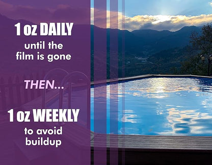 Spa & Hot Tub Enzymes - Quart - Prevents Scum Lines & Odors in Hot Tub & Spa Water, Breaks Down Oil, Lotion and Other Organics