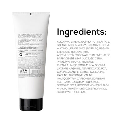 MARLOWE. No. 002 Santal Body Lotion 8 Oz, Moisturizing & Nourishing Daily Dry Skin Lotion for Men, Made with Hydrating Natural Aloe Vera, Non-Oily, Warm Amber, Sandalwood & Citron Scent, Vegan