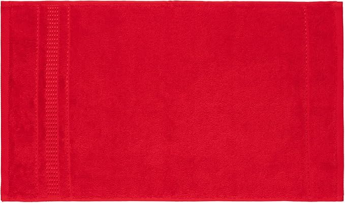 Melissa Linen, Bath Sheet, 100% Turkish Cotton Towel for Bathroom, Absorbent, Quick Dry, Durable and Soft Shower Towel, 35 in x 60 in Large, Spa and Hotel Quality, Red