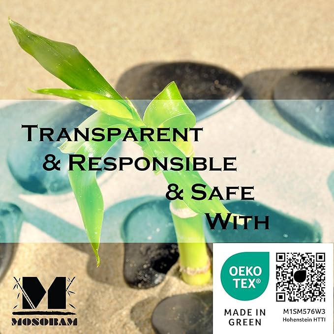 Mosobam Luxury Turkish 8pc Towel Set 30X58 16X30 13X13 Charcoal Gray (Dark Grey) 700 GSM Bamboo Viscose & Aegean Turkish Combed Cotton