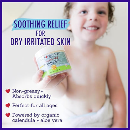 California Baby Eczema Cream | Steroid-Free Eczema Treatment | Colloidal Oatmeal + Aloe Vera | Soothing Eczema Lotion For Kids + Adults | 57 g / 2 oz.