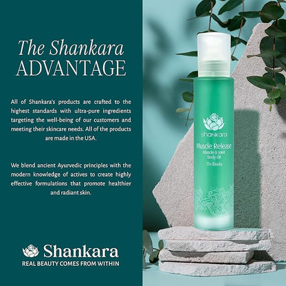 Shankara Body Massage Oil for Muscle Relief – Sore Muscle & Joint Care with Lavender & Arnica – Aromatic Oil Massager for Body Relax & Hydration – Body Oil for Women (100 ml)