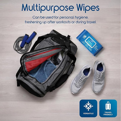 Inspire Adult Wet Wipes, Wash Cloths | Adult Wipes for Incontinence & Cleansing for Elderly, 8"x12" (200 count)
