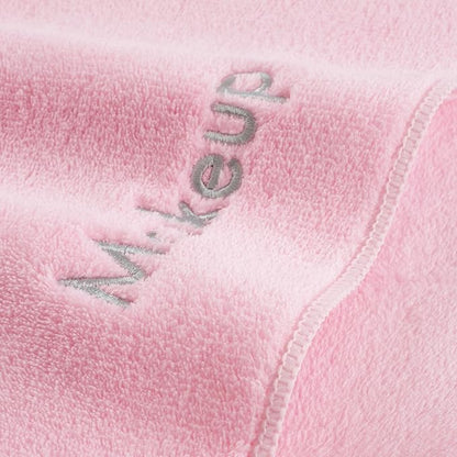 Arkwright Makeup Towels - Bulk Case of 108 - Ultra Soft & Gentle Microfiber Coral Fleece Washcloth Face Make Up Remover, Reusuable Eraser Cloth Essentials for Hosts & Artists, 13 x 13 in, Pink