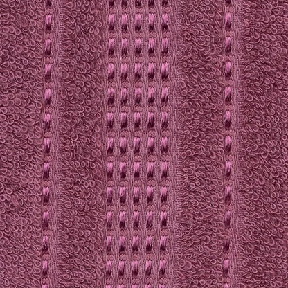 Melissa Linen, Fingertip Towels 4 Pack, 100% Turkish Cotton, Small Hand Towels for Body and Face, 12 x 18 in, Soft and Absorbent, Quick Dry, (Dark Reddish-Purple Fingertip Towels)