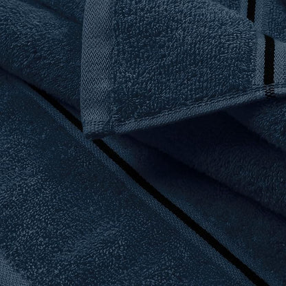 MyOwn Cotton 2 Pack Oversized Bath Towel Set 28x55 inches, Large Bath Towels, Ultra Absorbant Compact Quickdry & Lightweight Towel, Ideal for Gym Travel Camp Pool - Mineral Blue