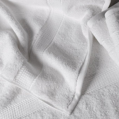Superior Egyptian Cotton Pile 6 Piece Towel Set, Includes 2 Bath, 2 Hand, 2 Face Towels/Washcloths, Ultra Soft Luxury Towels, Thick Plush Essentials, Guest Bath, Spa, Hotel Bathroom, White