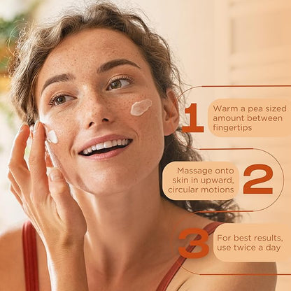 InstaNatural Vitamin C Moisturizer Face Cream, Brightens and Reduces the Look of Fine Lines and Wrinkles, Moisturizing Lotion for Dry Skin, with Hyaluronic Acid, 3.4 FL Oz