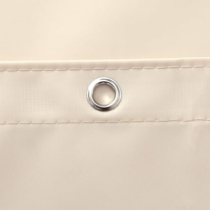 Barossa Design Beige Shower Curtain Liner with 6 Magnets - Waterproof PEVA Shower Liner for Bathroom, 72" x 72" Standard Size, PVC Free, Metal Grommets - Beige, 72x72