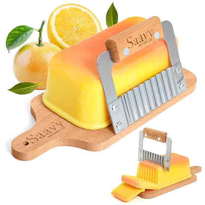 Saavy Naturals Handmade Soap Yuzu & Meyer Lemon - Plant-Based Ingredients(1LB)