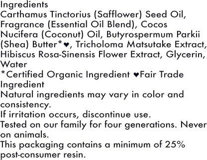 Shea Moisture Coconut & Hibiscus Massage Oil and Body Oil for Dry Skin, Bath Oil with Coconut Oil and Vitamin E Oil for Skin, 8 oz