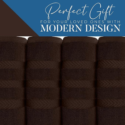 DAN RIVER 2 Pack Luxury Bath Sheets 35x70, 600 GSM, Soft & Quick Dry 100% Ring Spun Cotton Towels Ideal for Hotels, Spas, Gyms & Salons Extra Large, Brown