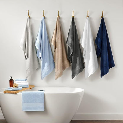 Arkwright Bath Washcloths 12 Pack - (Bulk Case of 60) Super Soft 100% Cotton, 600 GSM Quick Dry & Absorbent, Luxury Face & Body Wash Cloth Towels for Hotels, Spa, and Vacation Rental, Latte Beige