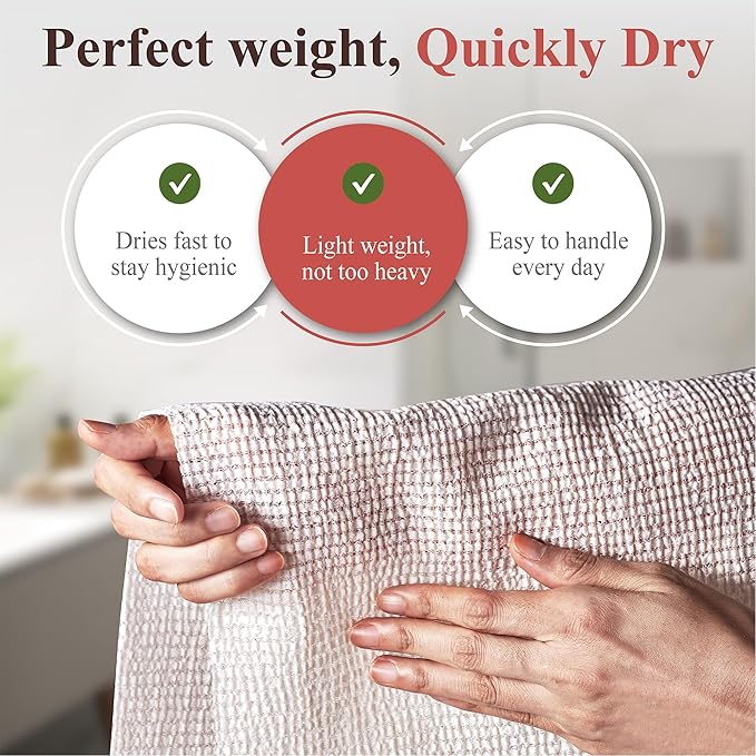 Korean Exfoliating Washcloth – Non Irritating Cotton-Blend Exfoliating Shower Towel for Sensitive Skin (Soft Orange – Gentle Exfoliation)