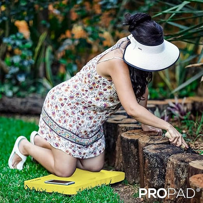 Thick Kneeling Pad, Garden Kneeler for Gardening, Bath Kneeler for Baby Bath, Kneeling Mat for Exercise & Yoga, Knee Pad for Work, Floor Foam Pad, 2X Large (XXL) 24 x 14 x 1.5 Inches, Yellow