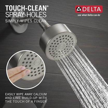 Delta Modern 14 Series Shower Faucet Set, Brushed Nickel Shower Head and Handle Set, Valve Trim Kit, Stainless T14259-SS-PP (Valve Not Included)