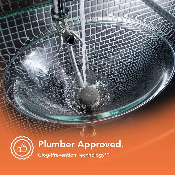 SinkShroom The Revolutionary Sink Drain Protector Hair Catcher/Strainer/Snare, Gray