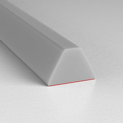 39 Inch Collapsible Shower Water Dam, Shower Threshold Water Dam Shower Barrier, Dry and Wet Separation Door Dam Water Stopper Kitchen Shower Threshold Silicon Water Blocker(Mini Trapezoid)