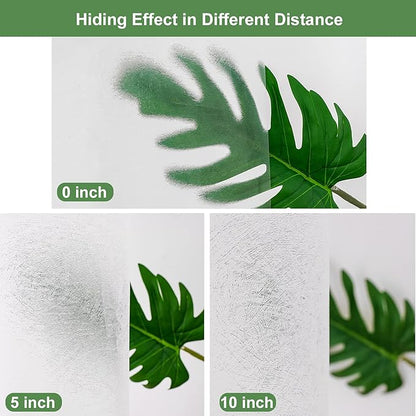 UFRIDAY Frosted Shower Curtain Liner 72 x 72 inches with 3 Big Magnets, Eva Plastic Weighted Shower Curtains for Bathroom,Water Repellent,Heavy Duty,Semi Transparent.