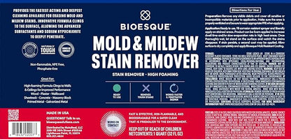 Bioesque Mold & Mildew Stain Remover, 1 Gallon (Pack of 4)