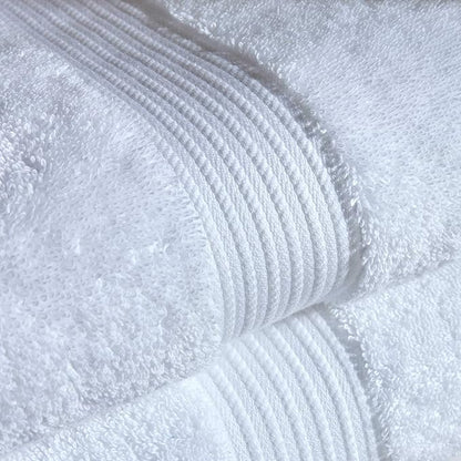 Christy Supreme Hygro 4 Piece Towel Set | White | 100% Luxury Supima Cotton | Ultra Soft | Super Absorbent | 650GSM | 2 Bath Sheets 2 Hand Towels