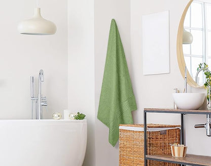 Utopia Towels Extra Large Bath Sheets 2 Pack, 35 by 70 Inches,100% Cotton Highly Absorbent & Quick Dry Bath Towel for Adults, Super Soft Towel, Green