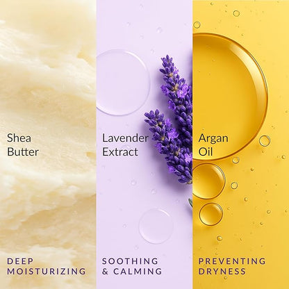 Epielle Relaxing Foot Mask 6 Pairs, Soften and Restore with Melatonin & Lavender Extract, Deep Moisturizing Socks for Dry, Cracked Feet, Self Care Gifts for Women, Spa Kit, Stocking Stuffers