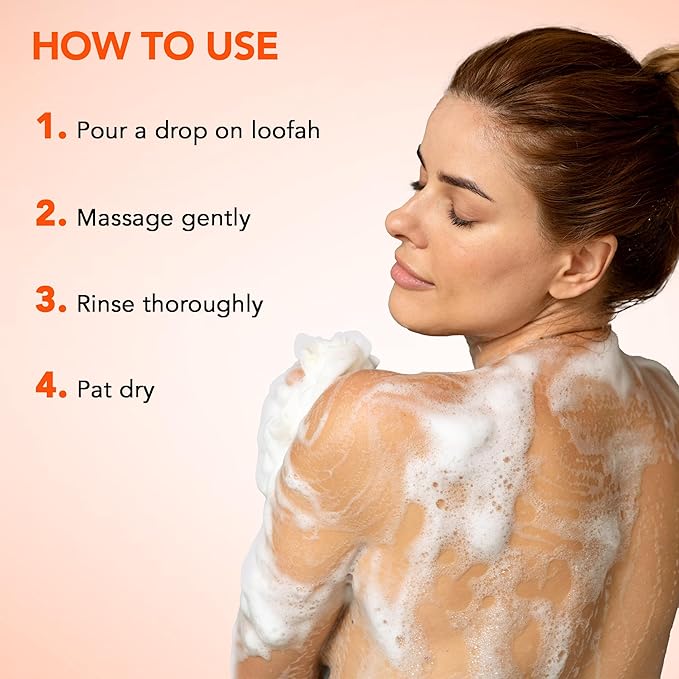Botanic Hearth Cinnamon Body Wash – Invigorating 5-in-1 Shower Gel with Natural Cinnamon Extract, Hydrating Cleanser for All Skin Types, Sulfate & Paraben Free – 16 fl oz
