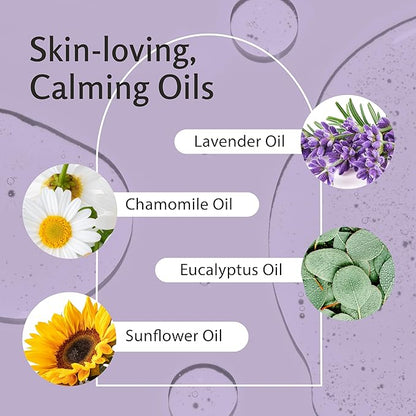 Lavender Massage Oil with Collagen and Stem Cells - Skin Firming Therapy Oil for Cellulite and Quick Absorption on Bum, Thighs, and Belly, 8 fl oz (Pack of 2) by M3 Naturals