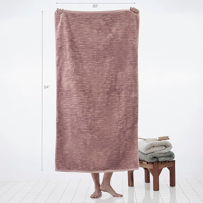 SKL Home CloudSoft Cotton Luxury 6-Piece Towel Set, Clay