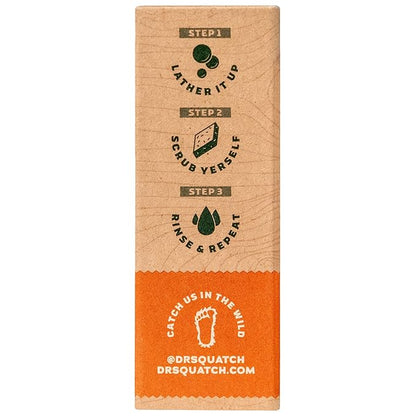 Dr. Squatch Natural Bar Soap for Men - Cold Process Soap with No Harsh Chemicals - Cedar Citrus (5 oz, 3-Pack)